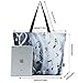 icolor Large Grocery Eco Friendly Market travel Sports Handle case Bag shoulder bag Reusable Portable Storage HandBags Convenient Shoppers Tote Beach Shopping Bag (YGWB-36)