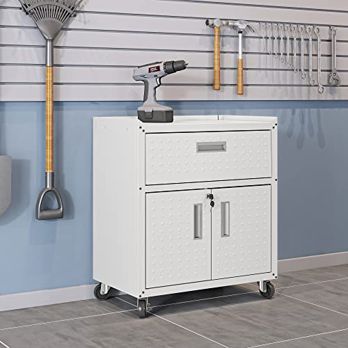 Image of Manhattan Comfort Fortress Storage Units, White