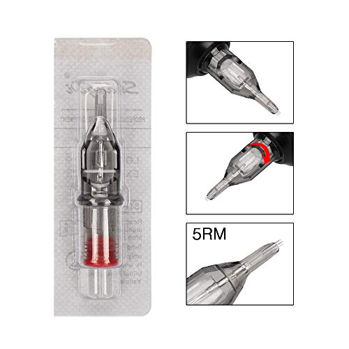 30Pcs Mixed Rm Tattoo Cartridge Needles, Atomus 10Pcs Of Each 5Rm 7Rm 11Rm Round Curved Magnum Disposable Tattoo Needle #TOP5