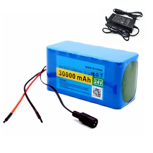 Ebike batteria 24V 30Ah 7S3P Li-ion batteria 30000mAh per bicicletta elettrica ciclomotore/litio batteria Pack + 29.4V 2A caricabatterie Ebike Kit XT60