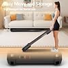 GOYOUTH 2 in 1 Under Desk Electric Treadmill Motorized Exercise Machine with Wireless Speaker, Remote Control and LED Display, Walking Jogging Machine for Home/Office Use