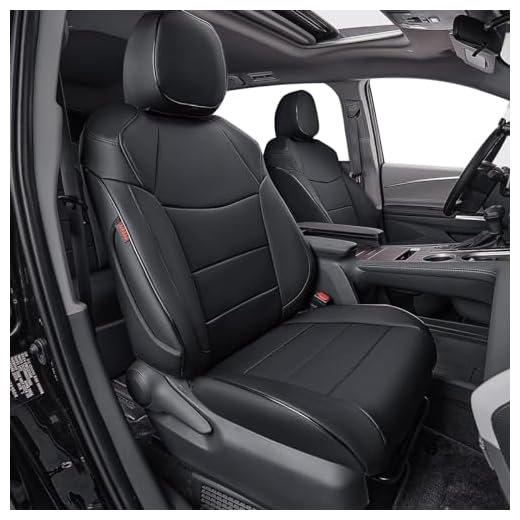 EKR Leather-Look Three-Row Seat Covers