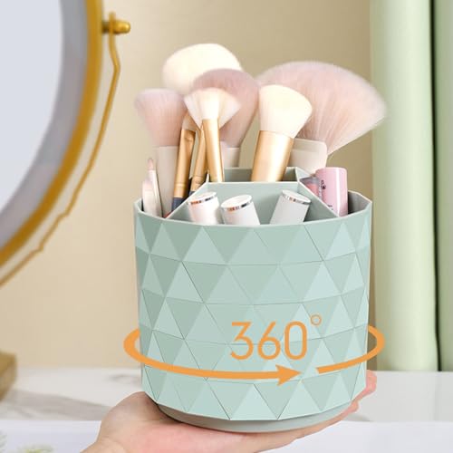 Nwvuop 360° Rotating Makeup Brush Organiser - Image 3