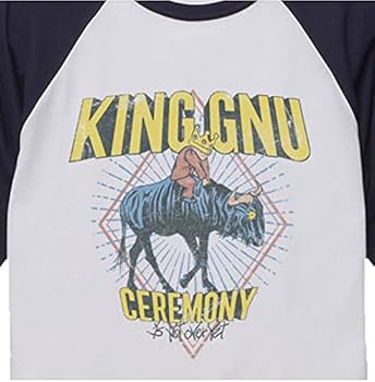 King Gnu キングヌー ラグランTシャツ Mサイズ Amazon.co.jp: KING GNU(キングヌー)公式グッズ ヌー