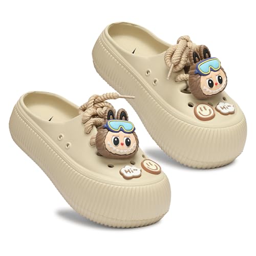 Image of Kraasa Women Lightweight EVA Clogs Comfortable Slip-On Casual Garden Shoes with Cushioned Footbed, Flexible Durable Sole and Breathable Design, Walking, Travel and Outdoor Use