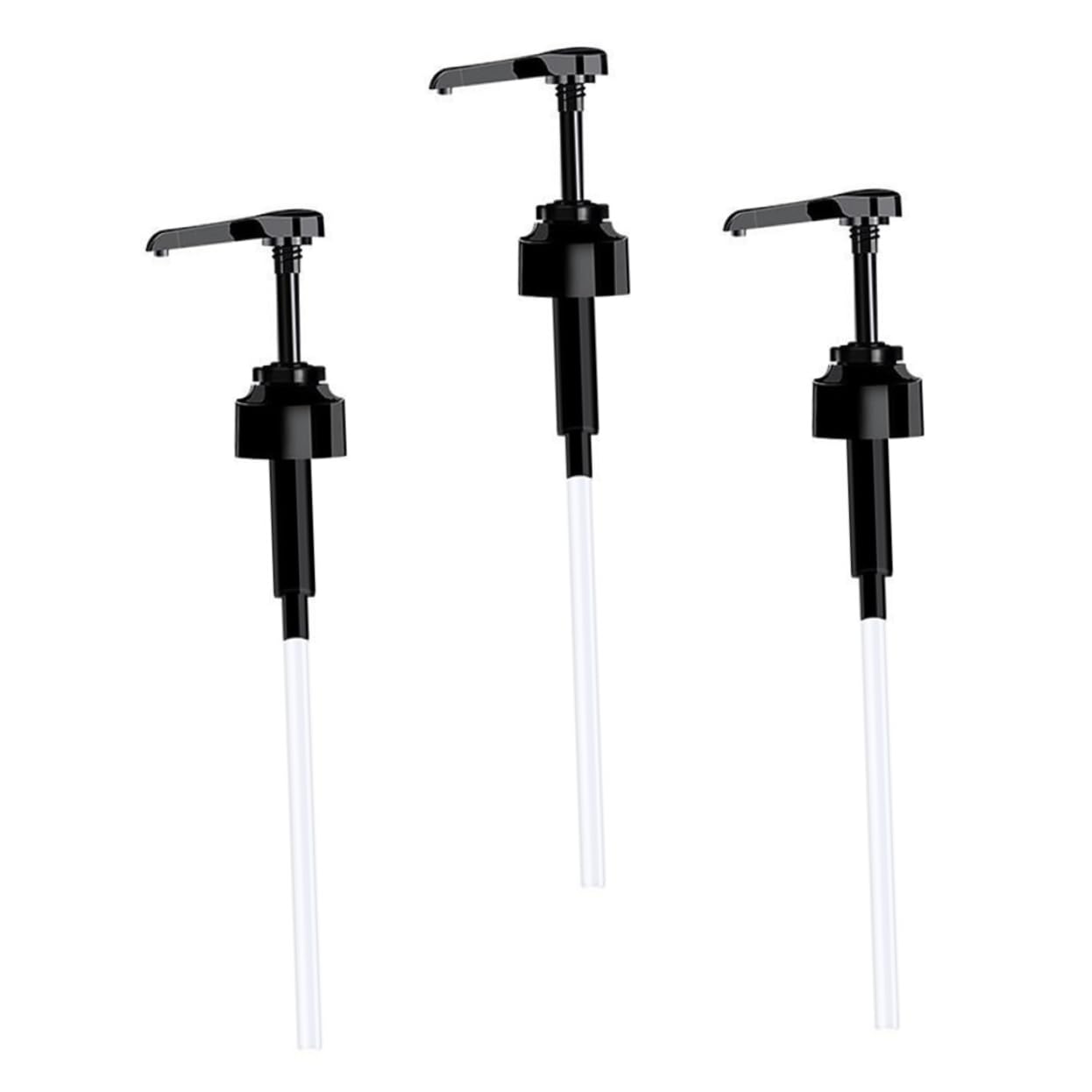 FOMIYES 3pcs Pressure Nozzle Pump Head for Syrup Bottle Oil Spray Syrup Bottles Oyster Sauce Ketchup