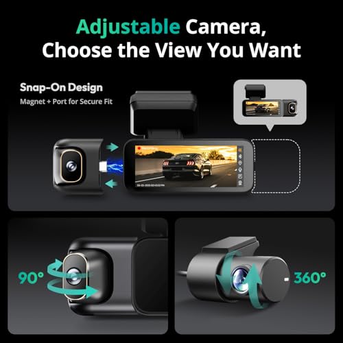 BOTSLAB 4K 3 Channel Dash Cam Front - image 3