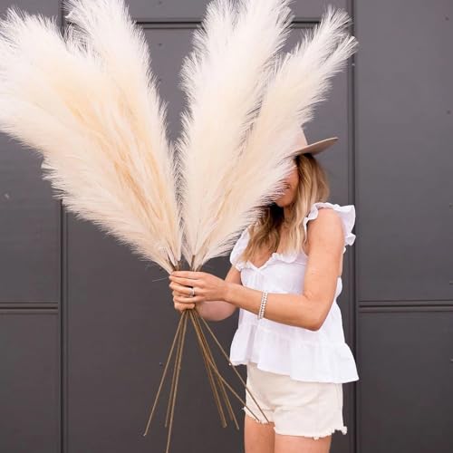Pampas Grass artificial decorativo 120 cm Azul oscuro miniatura 6