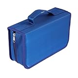 Photo Gallery imikeya 128 pezzi borsa di immagazzinaggio per cd e dvd capacità per dischi design mercerizzato portatile e resistente all usura blu Photo Gallery imikeya 128 pezzi borsa di immagazzinaggio per cd e dvd capacità per dischi design mercerizzato portatile e resistente all usura blu
