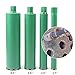 Wet Diamond Core Drill Bit Set 1.7'', 2.5'', 3.5'', 4.5'' for Brick Concrete Block Granite Marble Hole Saw Drilling Coring, 4pcs/set (1.5'' 2.5'' 3.5'' 4.5'')