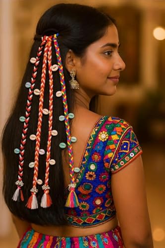 Image of Navratri Hair Braids for Girls & Women