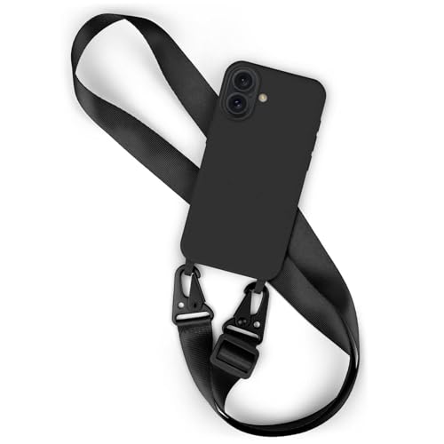 Coque iPhone 16 avec cordon nylon robuste moex pour vos sorties et voyages