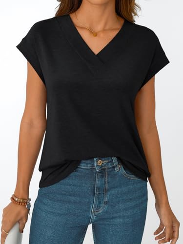 AUTOMET Womens Cap Short Sleeve T Shirts Summer Tops 2025 V Neck Dressy Casual Fashion Clothes Vacation Outfits2