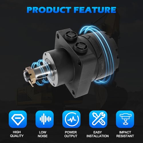 Image of 5100407 | TF0240LS080AAFB | Hydraulic Motor | GDA10100 | TCA12678 | for Great Dane John Deere Chariot Scag 483190 Ferris | 5100407 Bobcat 4159280 Gear HGM-15E-3138 Stens 025-507 Oregon 27-504