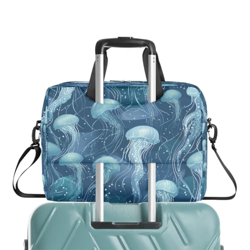 Maletín para portátil con diseño de medusas 15.6 pulg. miniatura 7