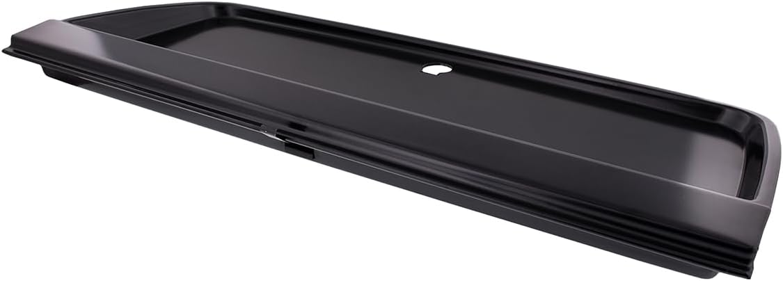United Pacific 110092 Stamped Steel Glove Box Door for 1964-66 Chevy Truck, 20 Gauge Steel, OEM Contour Details, OE Style Cup Holder Recesses - Black - ONE Unit