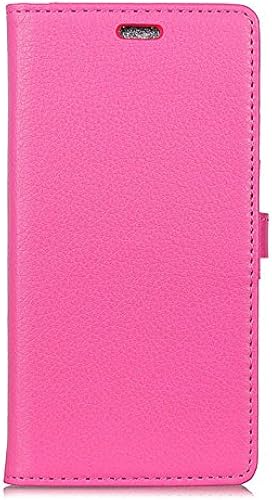 Custodia per K40 Portafogli Pelle Borsa Della Fondina Funzione Staffa Materiale Morbido Phone Case Cover for K40 Rose Red 