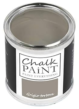 Chalk Paint Everything® Grigio Tortora (Dove Grey) – 250 ml Water-Based Chalk Paint for Shabby Chic Furniture, Décor, and Upcycling Projects – Non-Toxic, Easy to Apply