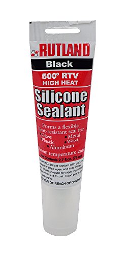 Rutland 500°RTV High Heat Silicone (Black) 2.7 Oz. Tube