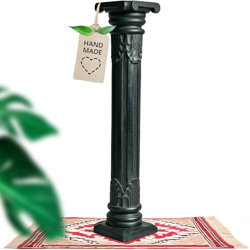 Livasia Colonne en Bois | Colonne décorative en Bois d'Albizia | Tabouret Plante | Support pour Plante | Décoration Asiatique | Fabrication Artisanale (Noir) Livasia Colonne en Bois | Colonne décorative en Bois d'Albizia | Tabouret Plante | Support pour Plante | Décoration Asiatique | Fabrication Artisanale (Noir)