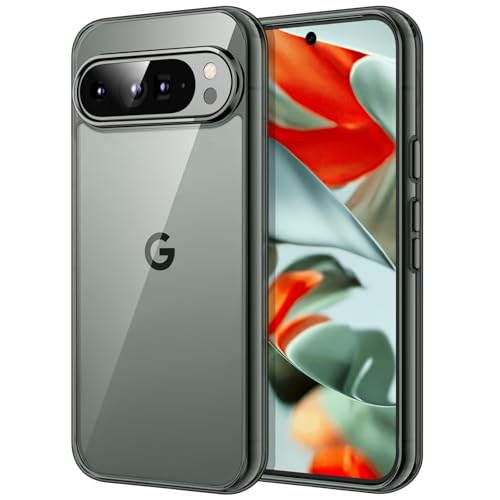 Image of JETech Cover Case for Google Pixel 9 Pro XL 2024, Non-Yellowing Shockproof Bumper Protective Phone Cover, Anti-Scratch Hard PC Back (Hazel)