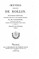 Oeuvres Compl�tes de Rollin - Tome I 1522899650 Book Cover
