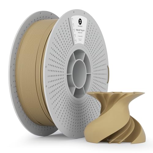 kexcelled Matte PLA Beige Filament 1.75mm, Frosted Finish, 1kg