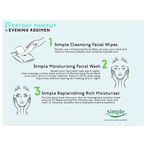 Image of Simple Facial Wash Moisturizing 5 Ounce (Pack of 2)