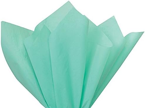 Aqua Blue Tissue Paper 20 Inch X 30 Inch - 48 Sheet Pack