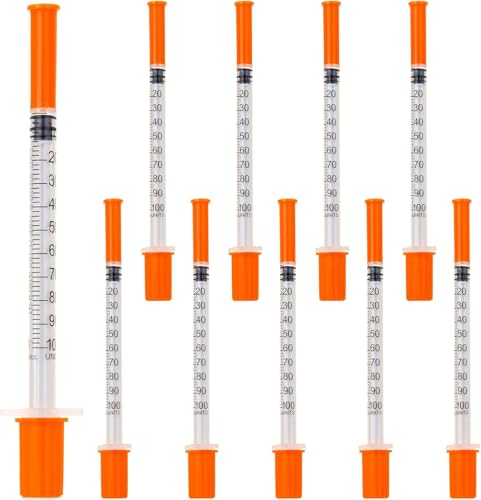 100 Pack 1ml Plastic Multiple Uses Measuring Tools Individually Sealed Packaging 31g/8mm (100)