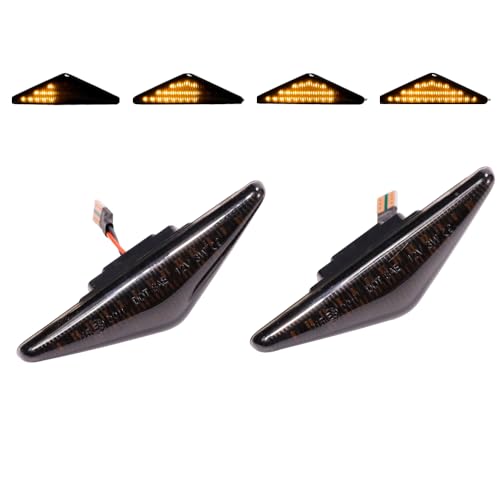 Design raffinato, aspetto unico, un buon elemento decorativo per la tua auto. Una coppia di luci di posizione laterali dinamiche.
