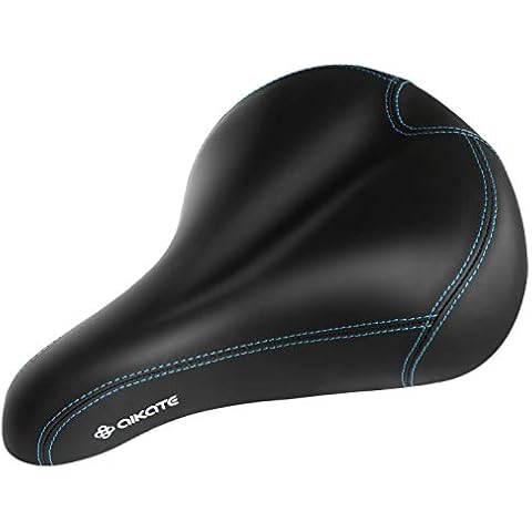AIKATE Fahrradsitz, bequemer Fahrradsattel, universeller -Fahrradsattel mit extra gepolstertem Memory-Schaum Cover