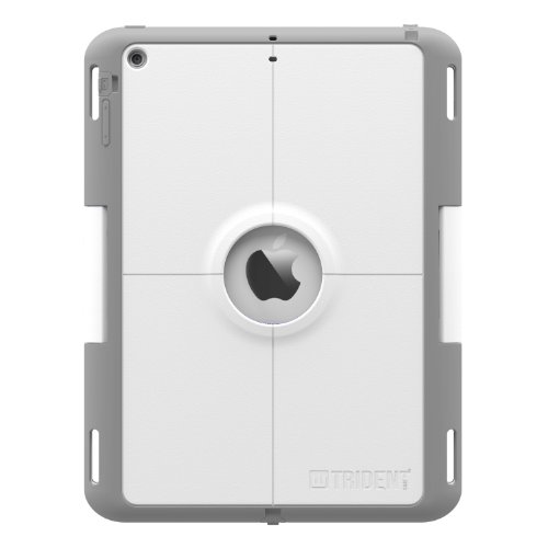 Trident Case Kraken AMS Industrial Case for Apple iPad Air-Retail Packaging-White/Grey