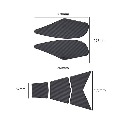 Autocollants latéraux réservoir DR300 protection époxy scratch pad
