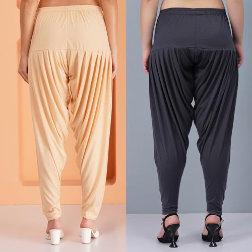 Image of Buy That Trendz Patiala Salwar for Women Relaxed Fit Viscose Patiyala Salwar Harem Bottom Pants