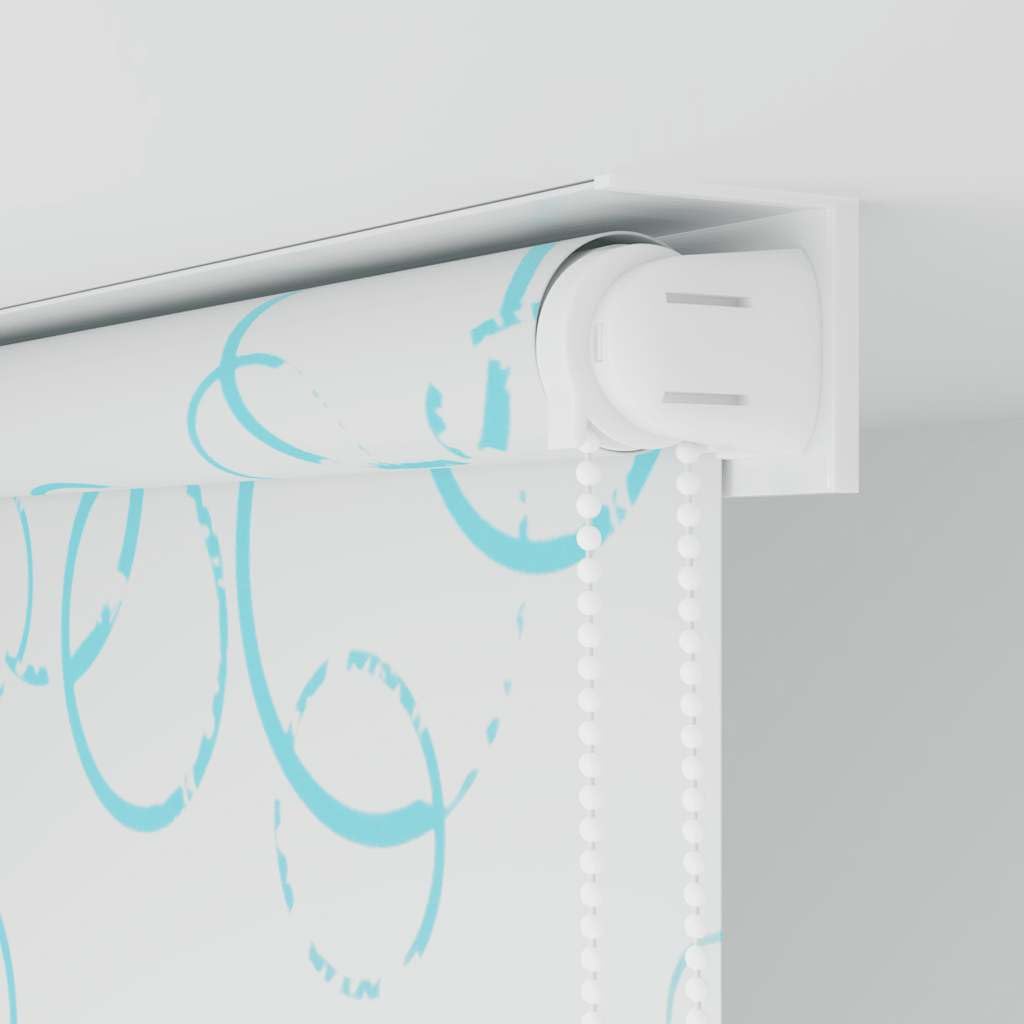 Cortina de ducha enrollable de 120 x 240 cm, diseño de burbujas, 100% EVA con piezas de aluminio, impermeable y de secado rápido, con cordón de tracción a la derecha o izquierda, incluye