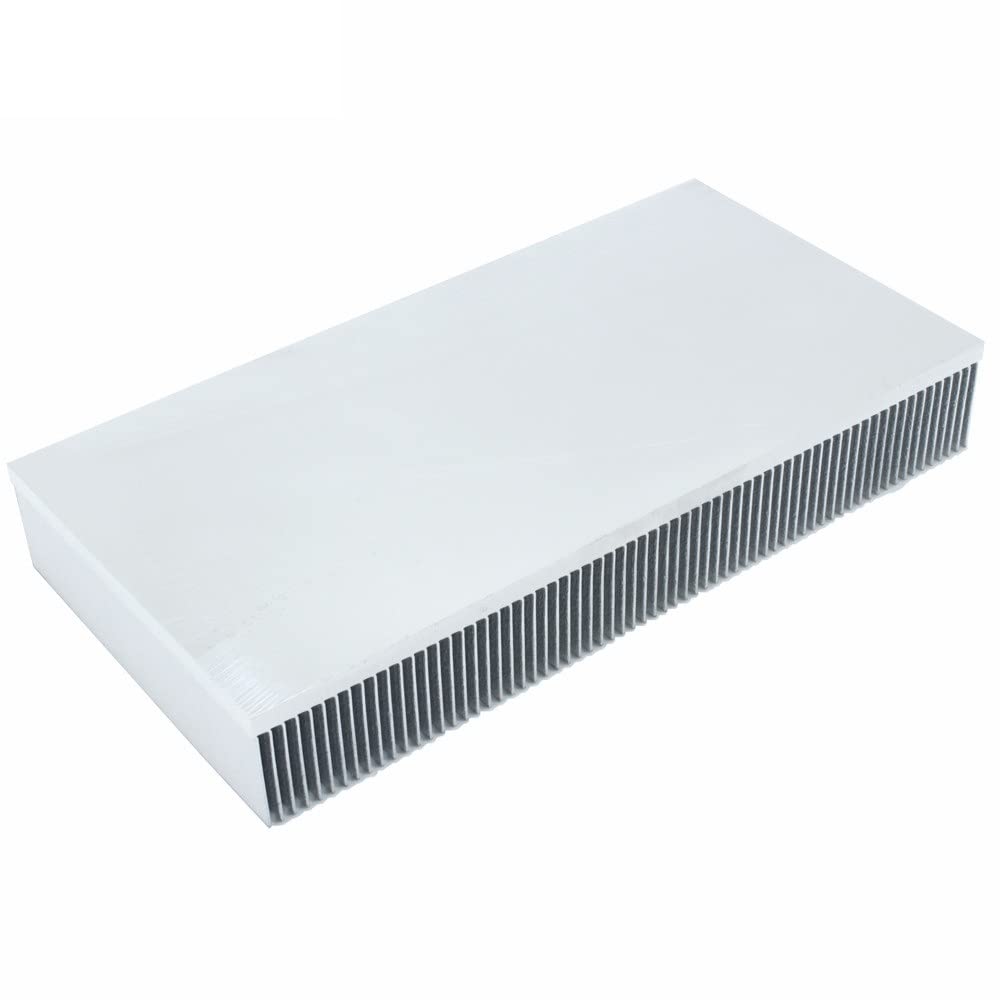 Dissipatore di calore in alluminio 200x100x30mm Radiatore di raffreddamento del dissipatore di calore dell'aletta di smussatura for la dissipazione del calore di raffreddamento a LED con chip elettron