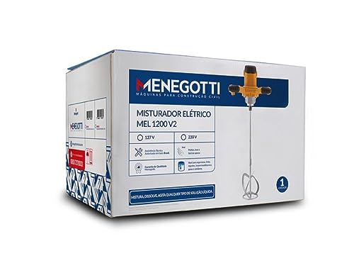 Misturador Eletrico Mel1200 V2 Com Motor Mono 220v 60hz 1200w Menegotti