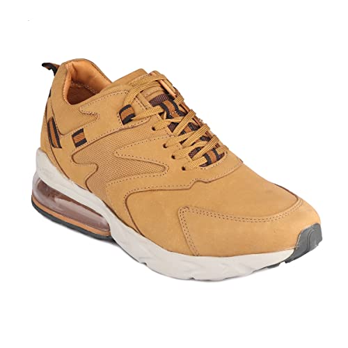 Image of Red Chief Camel Casual Leather Shoes for Men (RC5500 004)