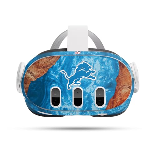 Skin Meta Quest 3 NFL Detroit Lions Head Case Designs autocollant vinyle