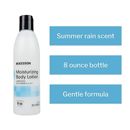 McKesson Moisturizing Body Lotion with Vitamins A, D, E, Summer Rain Scent, 8 oz, 1 Count - image 3