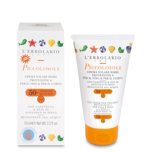 L'ERBOLARIO PICCOLO SOLE CREMA SOLARE BIMBI 50+ NUOVA FORMULAZIONE 75 ML