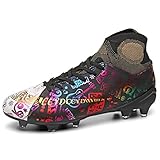  Zapatos de fútbol para Hombre, Zapatos con Pinchos, Zapatos de Entrenamiento para jóvenes, Zapatos de fútbol Profesionales para Exteriores Mujer