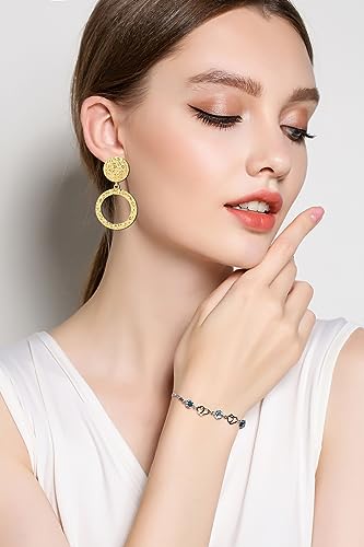 MOZAKA 11 Pairs Gold Clip On Hoop Earrings for Women Fashion Clip on Earrings Twist Round Geometric Chunky Hoop Clip Earrings Adjustable Fake Clip On Earrings Set for Gift2