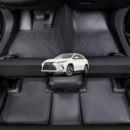 Tapis de sol sur mesure Lexus RX similicuir noir 2016-2022