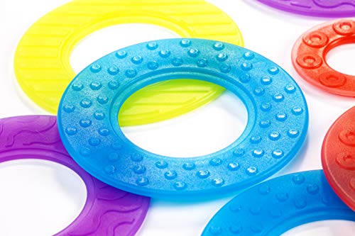 Miniland - Doorschijnende wiskunde kleurringen transparante ringen geschikt voor lichttafels (32160), 2-5 jaar - Afbeelding 3