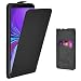 Produktbild Adicase Galaxy A7 2018 Hülle Leder Tasche für Samsung Galaxy A7 2018 Handyhülle Flip Case Schutzhülle (Schwarz)