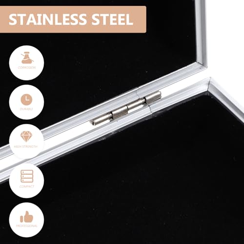 Image of ERINGOGO Aluminum Alloy Tool Box Portable Handheld Storage Case with Lock Small Metal Case for Tools Electronics Instruments Travel Home Office 7.08 X 4.33 X 2.28 in