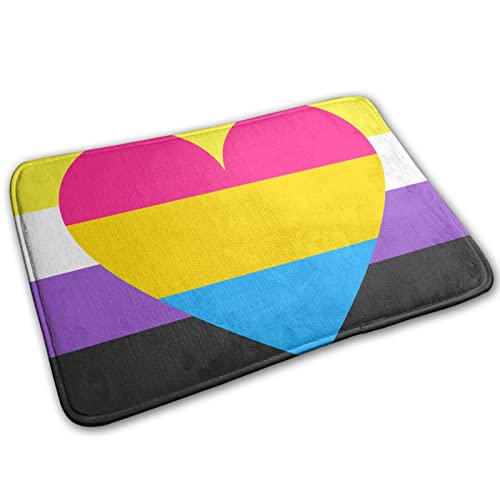 24x16 Non-Slip Nonbinary Pride Bath Mat