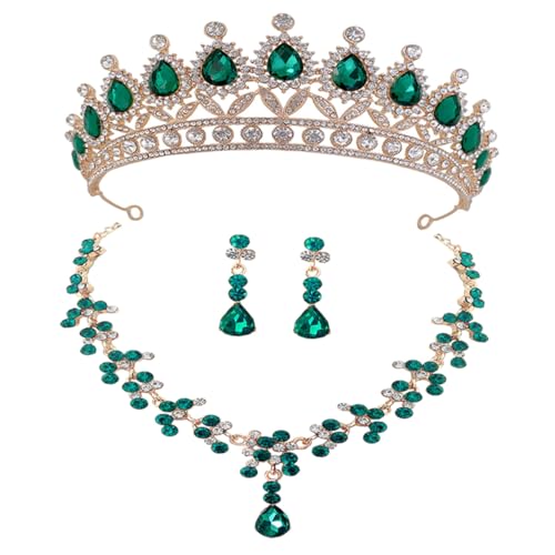 Conjunto de Joyas de Boda IMIKEYA Gargantilla Cristal Novias Vestidos